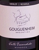 古格恩海姆珍藏系列梅洛干紅葡萄酒(Gouguenheim Reserva Merlot, Mendoza, Argentina)