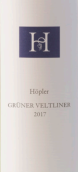 霍普勒酒莊綠維特利納白葡萄酒(Weingut Hopler Gruner Veltliner, Burgenland, Austria)