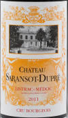 薩朗索酒莊紅葡萄酒(Chateau Saransot-Dupre, Listrac-Medoc, France)