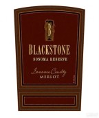 黑石索諾瑪梅洛珍藏干紅葡萄酒(Blackstone Sonoma Reserve Merlot, Sonoma County, USA)