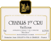 讓克列巍永（夏布利一級(jí)園）干白葡萄酒(Domaine Jean Collet Vaillons Secher, Chablis Premier Cru, France)