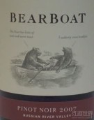 熊舟黑皮諾紅葡萄酒(BearBoat Pinot Noir, Russian River Valley, USA)