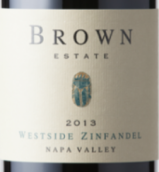 布朗酒莊維斯賽仙粉黛干紅葡萄酒(Brown Estate Westside Zinfandel, Napa Valley, USA)