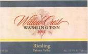 Willow Crest Riesling, Yakima Valley, USA