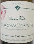 瓦萊特酒莊馬孔尚特老藤白葡萄酒(Domaine Valette Macon Chaintre Vieilles Vignes, Maconnais, France)