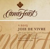 佳娜盛宴生活樂(lè)趣系列混釀紅葡萄酒(Cana's Feast Winery Joie de Vivre, Columbia Valley, USA)