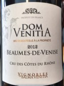 溫妮莎酒莊多姆·維尼西亞紅葡萄酒(Balma Venitia Dom Venitia, Beaumes-de-Venise, France)