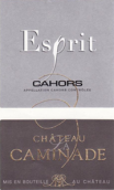 埃米納酒莊埃斯普里干紅葡萄酒(Chateau La Caminade Esprit, Cahors, France)