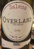 薩麗娜酒莊陸上之彎設拉子紅葡萄酒(Salena Estate Overland The Bend Shiraz, Riverland, Australia)