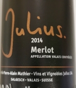 皮埃爾阿蘭·馬蒂爾酒莊朱利葉斯梅洛紅葡萄酒(Pierre-Alain Mathier Vignobles Julius Merlot, Valais, Switzerland)