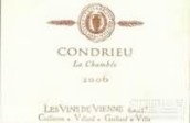 維也納酒莊香貝白葡萄酒(Les Vins de Vienne La Chambee, Condrieu, France)