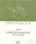 普菲芬根精選瓊瑤漿甜白葡萄酒(Pfeffingen Spatlese Gewurztraminer, Pfalz, Germany)