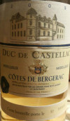 卡斯特酒莊甜白葡萄酒(Duc de Castellac Moelleux, Cotes de Bergerac, France)