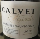 考維酒莊赤霞珠紅葡萄酒(Calvet Cabernet Sauvignon Varietals, Vin de Pays d'Oc, France)