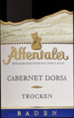 金靈猴酒莊普賴默斯多爾莎卡本內(nèi)干紅葡萄酒(Affentaler Primus Cabernet Dorsa  Trocken, Baden, Germany)