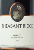 孔雀園梅洛干紅葡萄酒(Pheasant Ridge Merlot,Texas High Plains,USA)