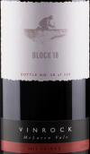 維洛克十八區(qū)西拉干紅葡萄酒(Vinrock Block 18 Shiraz, McLaren Vale, Australia)