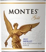 蒙特斯酒莊金天使梅洛紅葡萄酒(Montes Gold Merlot, Central Valley, Chile)