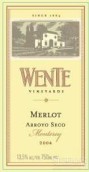 威迪酒莊梅洛紅葡萄酒(Wente Vineyards Merlot, Arroyo Seco, USA)