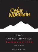 雪松山遲裝瓶年份丹魄甜紅葡萄酒(Cedar Mountain Winery Late Bottled Vintage Tempranillo, California, USA)