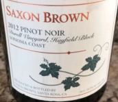 撒克遜·布朗杜蕾兒園干草田黑皮諾紅葡萄酒(Saxon Brown Durell Vineyard Hayfield Block Pinot Noir, Sonoma Valley, USA)