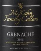 麥克卡恩歌海娜干紅葡萄酒(McKahn Family Cellars Grenache, Shenandoah Valley, USA)