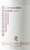 托奇珍藏佳美娜干紅葡萄酒(Casas del Toqui Reserva Carmenere, Cachapoal Valley, Chile)