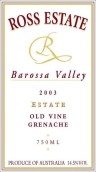 Ross Estate Single Vineyard Old Vine Grenache, Barossa Valley, Australia