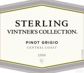 思令酒莊酒商收藏灰皮諾干白葡萄酒(Sterling Vineyards Vintner's Collection Pinot Grigio, California, USA)