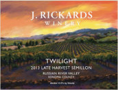 里卡茲暮光晚收賽美蓉甜白葡萄酒(J. Rickards Winery Twilight Late Harvest Semillon, Russian River Valley, USA)