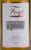 福伊特家族39號雷司令白葡萄酒(Foyt Family NO.39 Riesling, Mendocino, USA)