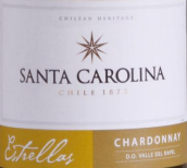 圣卡羅星光霞多麗干白葡萄酒(Santa Carolina Estrellas Chardonnay, Rapel Valley, Chile)