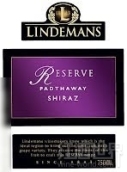 林德曼珍藏西拉干紅葡萄酒(Lindemans Reserve Shiraz, Padthaway, South Australia, Australia)