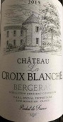 白十字酒莊紅葡萄酒(Chateau La Croix Blanche, Bergerac, France)