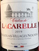 拉卡萊酒莊村莊級(jí)博若萊新酒(Chateau de Lacarelle Nouveau, Beaujolais Villages, France)