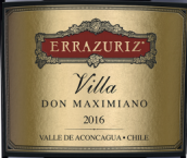 伊拉蘇馬克西米諾莊園赤霞珠干紅葡萄酒(Errazuriz Villa Don Maximiano Cabernet Sauvignon, Aconcagua Valley, Chile)