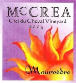 麥克雷天空騎士園慕合懷特干紅葡萄酒(McCrea Cellars Ciel du Cheval Vineyard Mourvedre, Red Mountain, USA)