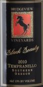 橋景黑駿馬丹魄干紅葡萄酒(Bridgeview Winery Black Beauty Tempranillo, Oregon, USA)