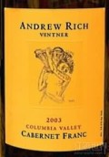 安德魯里奇品麗珠干紅葡萄酒(Andrew Rich Vintner Cabernet Franc, Columbia Valley, USA)