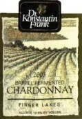 康斯坦丁?弗蘭克霞多麗干白葡萄酒（橡木桶發(fā)酵）(Dr. Konstantin Frank Barrel Fermented Chardonnay, Finger Lakes, USA)