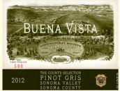 維斯塔社會灰皮諾干白葡萄酒(Buena Vista Winery Vinicultural Society Pinot Gris, Napa Valley, USA)