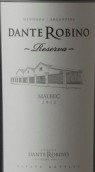 旦特珍藏馬爾貝克干紅葡萄酒(Bodega Dante Robino Reserva Malbec, Mendoza, Argentina)