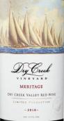 干溪谷酒莊梅里蒂奇紅葡萄酒(Dry Creek Vineyard Meritage, Dry Creek Valley, USA)