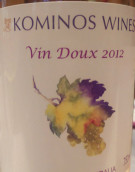 可米諾斯酒莊甜白葡萄酒(Kominos Wines Vin Doux, Granite Belt, Australia)