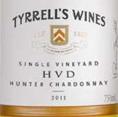 天瑞HVD單一園霞多麗干白葡萄酒(Tyrrell's Wines HVD Single Vineyard Chardonnay, Hunter Valley, Australia)