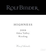 羅夫·賓德貴族園雷司令白葡萄(Rolf Binder Highness Riesling, Eden Valley, Australia)