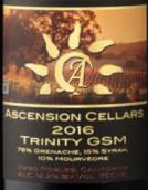 上升酒莊三位一體混釀紅葡萄酒(Ascension Cellars Trinity GSM, Paso Robles, USA)