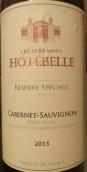 霍特蓓赤霞珠特選珍藏干紅葡萄酒(Hotebelle Cabernet Sauvignon Reserve Speciale, Pays d’Oc, France)