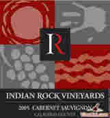 印第安世巖赤霞珠干紅葡萄酒(Indian Rock Vineyards Cabernet Sauvignon, California, USA)