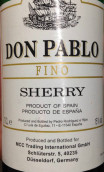 唐·帕布羅酒莊菲諾雪莉酒(Bodegas Don Pablo Fino Sherry,Andalucia,Spain)